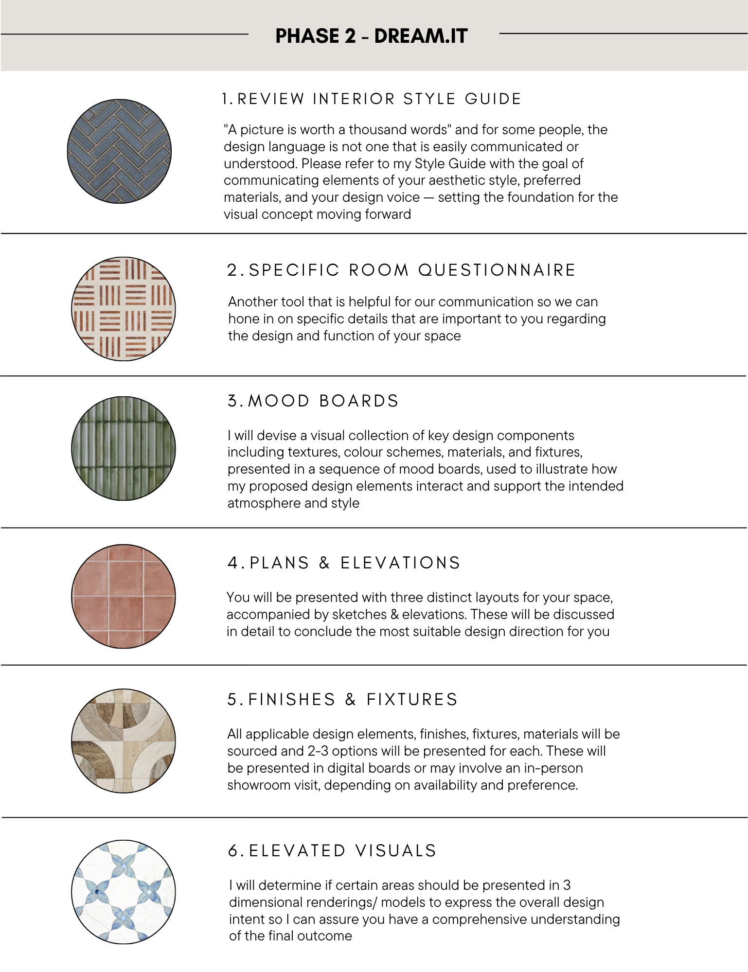 Mood board for a contemporary ensuite bathroom design, featuring natural and elegant elements, serene color tones, and various bathroom fixtures and layouts.